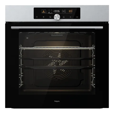PELGRIM OP560RVS 60cm. OVEN, PYROLYSE - Afbeelding 4