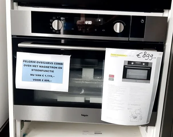 PELGRIM OVS524RVS OVEN/STOOM AANBIEDING! - Afbeelding 3