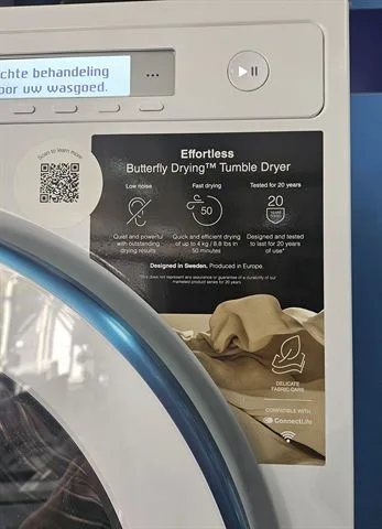 Asko T108HC.W warmtepomp 8kg. - Afbeelding 4