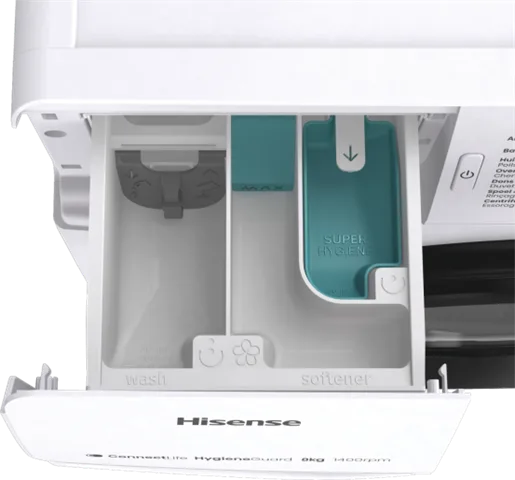 Hisense WF3V843B, 8 kg, 1400 toeren - Afbeelding 2