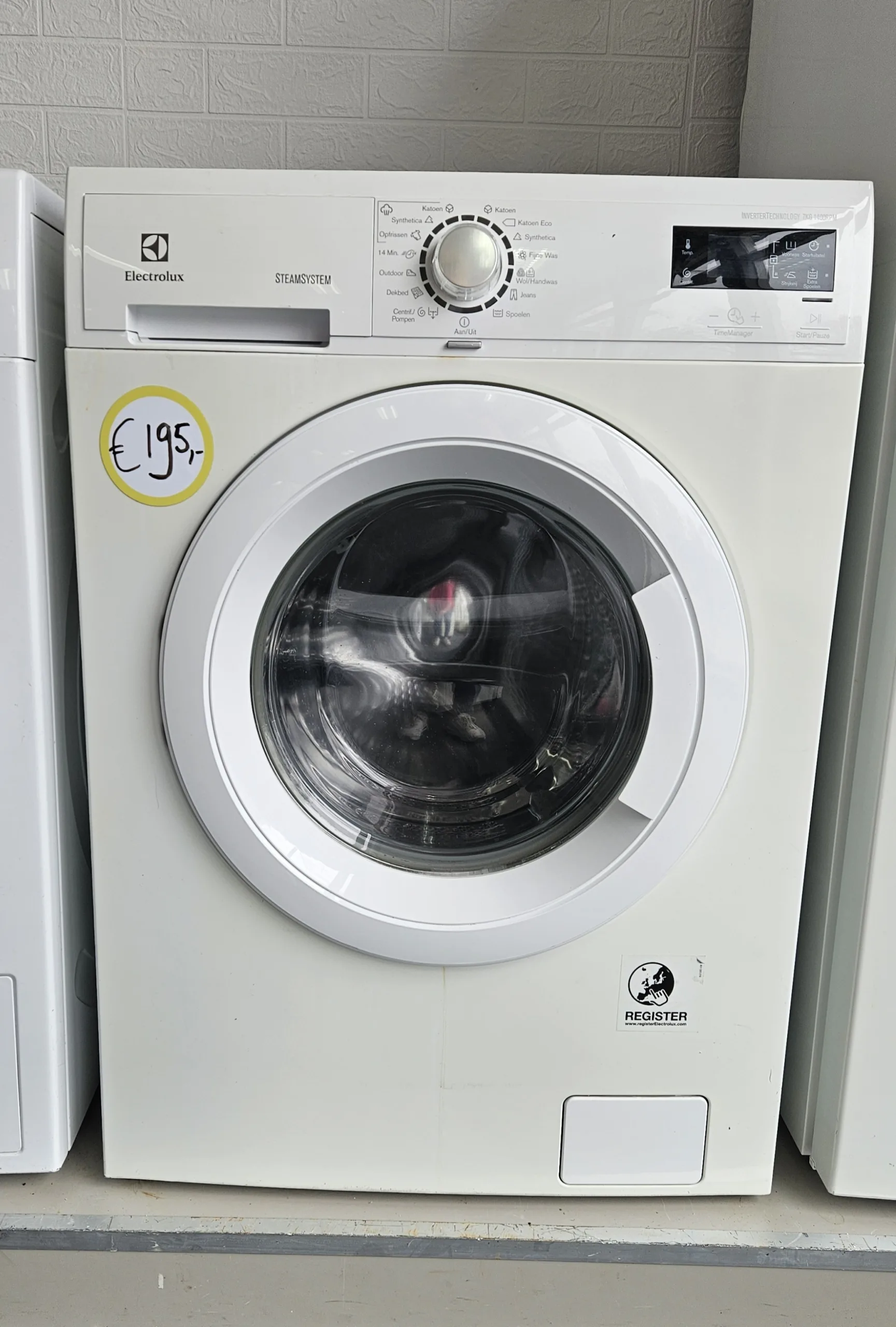 Electrolux EWF1476GDW, 7 kg. 1400 toeren