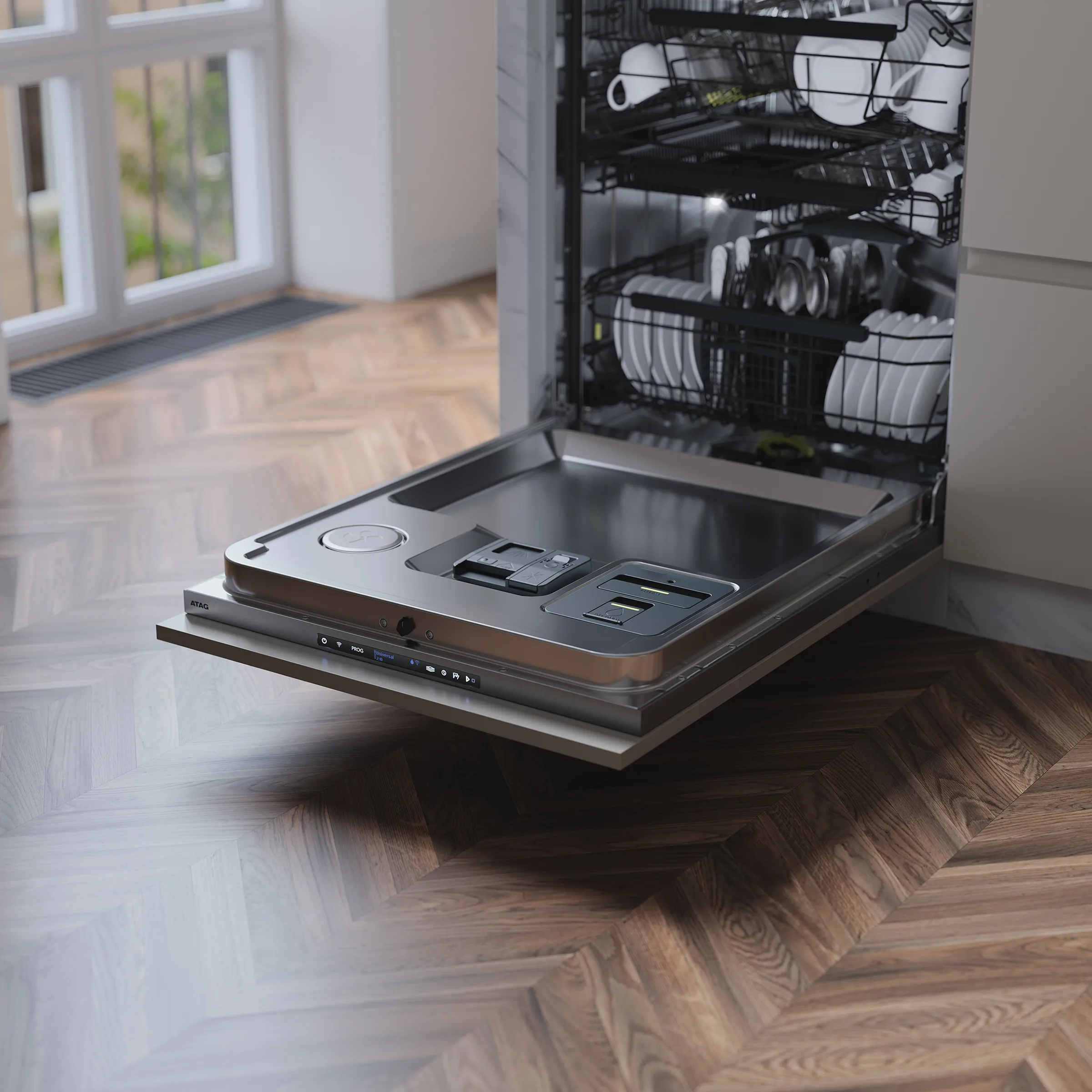Atag DW8215LR, XXL (extra hoog) met middenlade! - Afbeelding 4