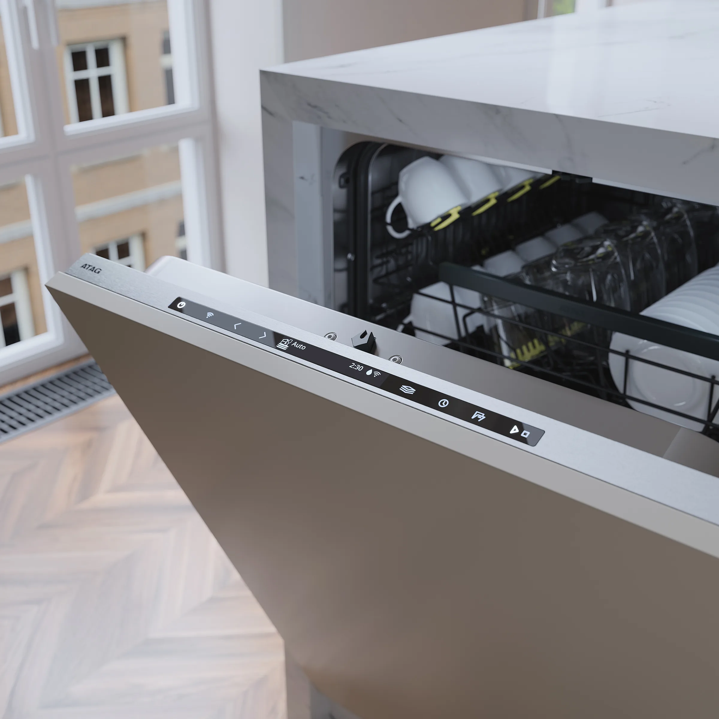 Atag DW8215LR, XXL (extra hoog) met middenlade! - Afbeelding 5