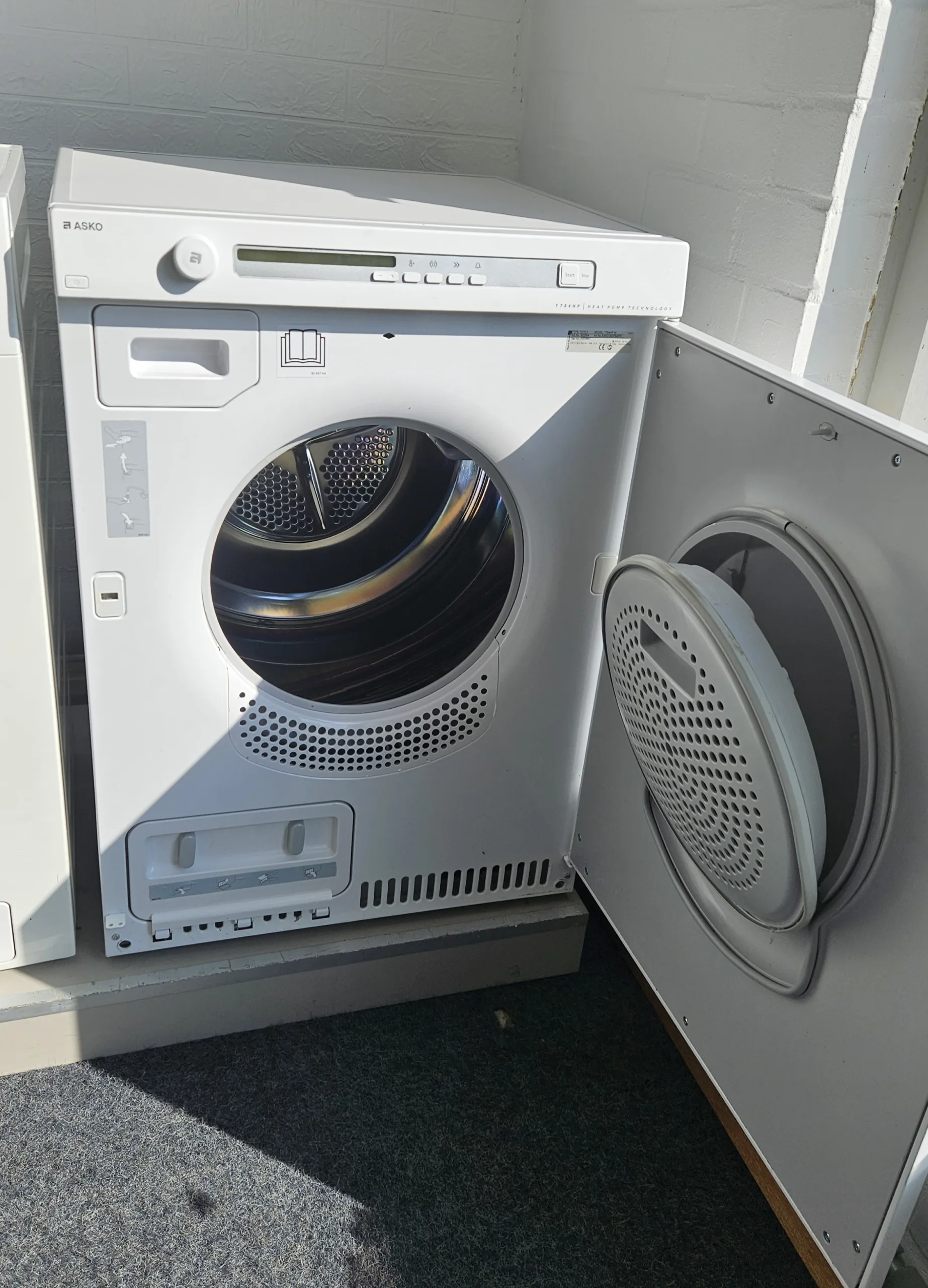 Asko T784HP.W warmtepompdroger, 7 kg. - Afbeelding 3