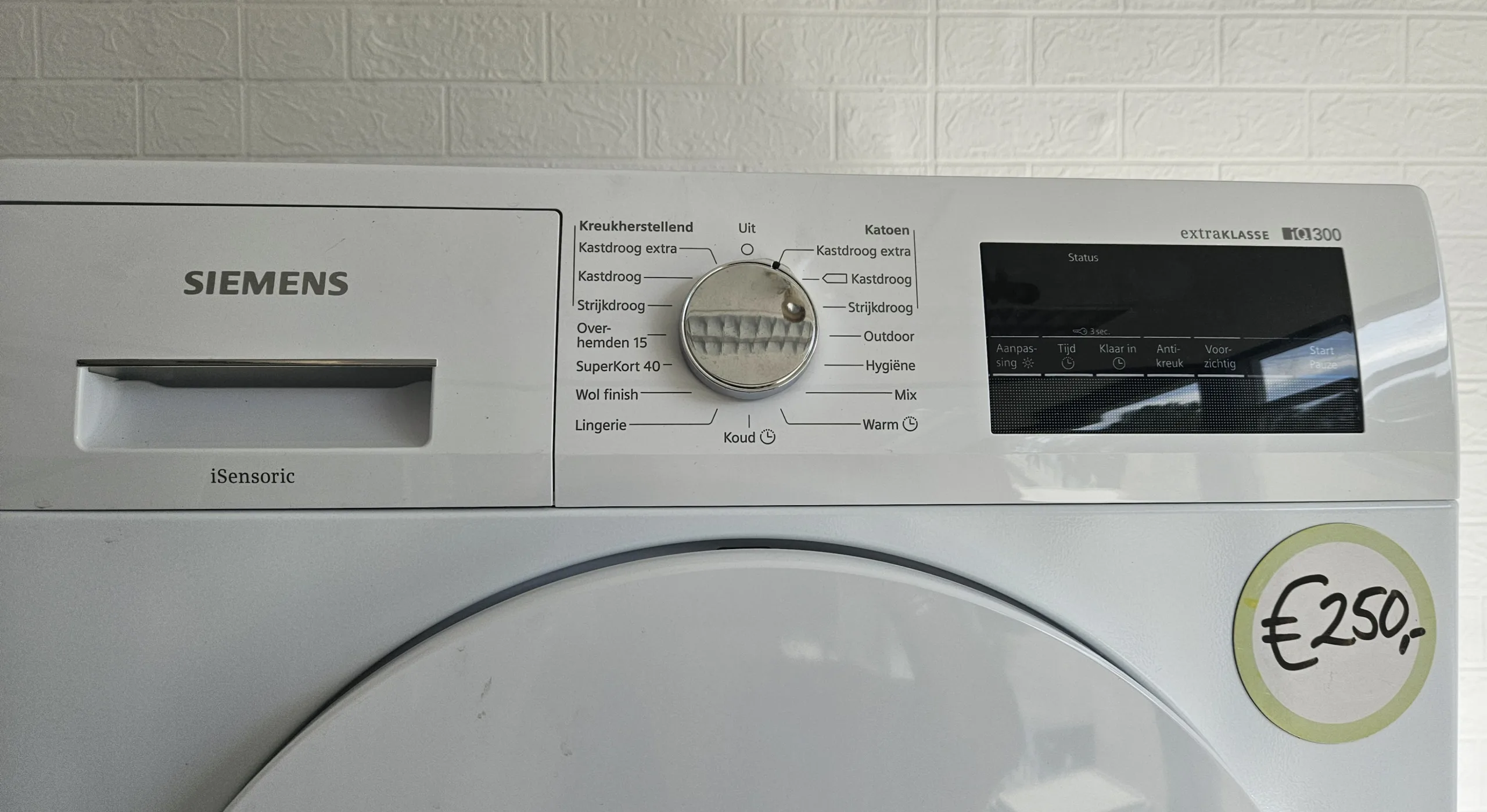 Siemens WT45N305NL condensdroger, 7 kg - Afbeelding 2